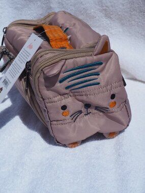 Lug Trolley Friends Cosmetic Case - Cat - NWT